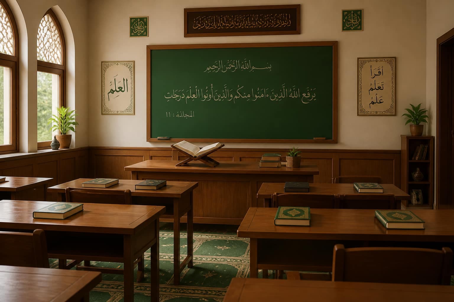 Evening Madressa classroom