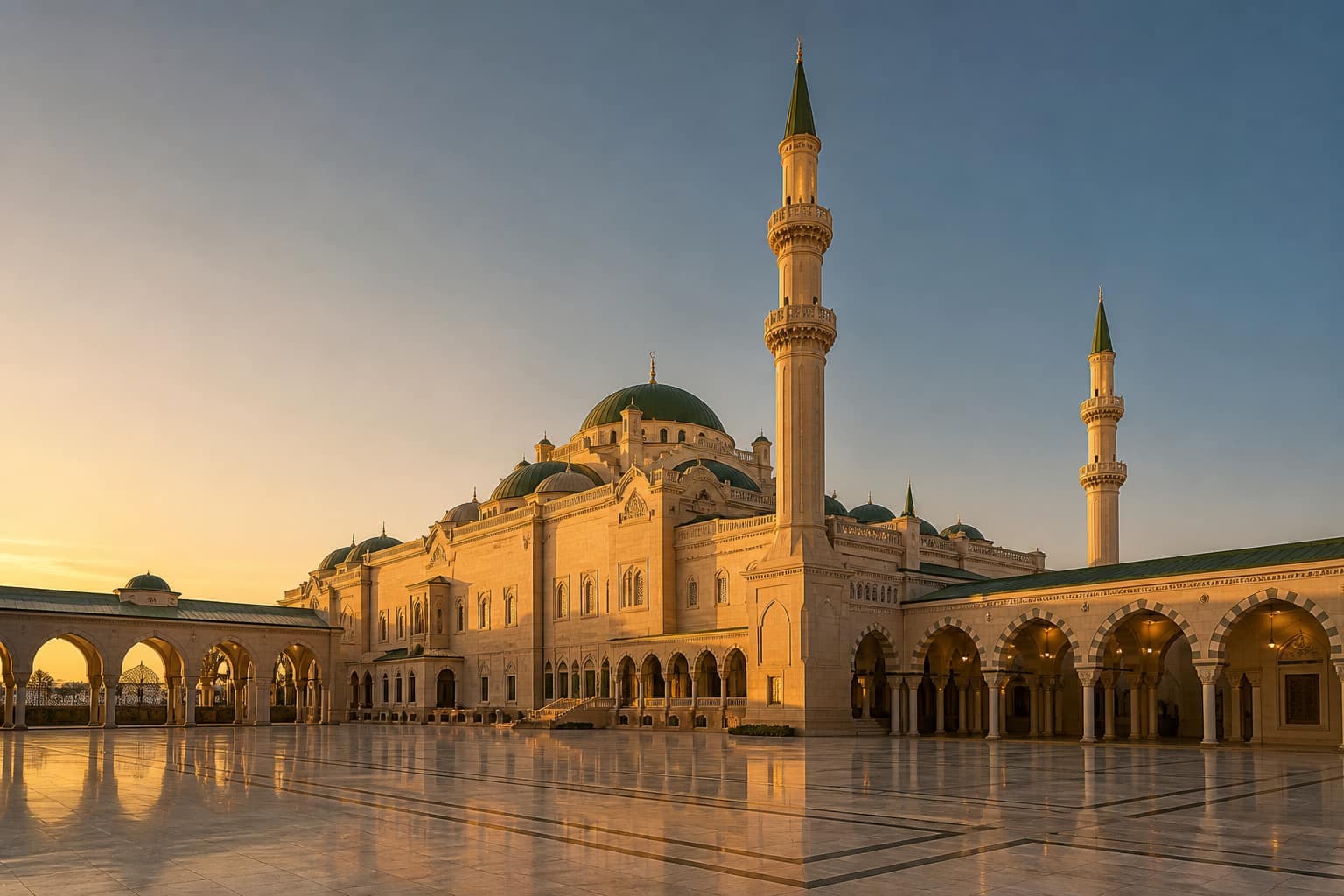 Mosque exterior representing community